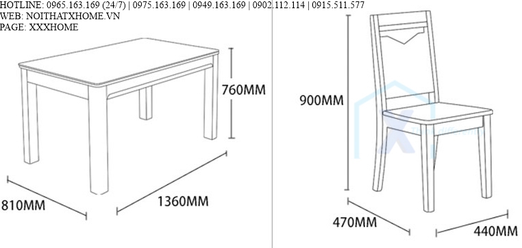 BÀN GHẾ ĂN GỖ X HOME HÀ NỘI SÀI GÒN HỒ CHÍ MINH XHOME1137