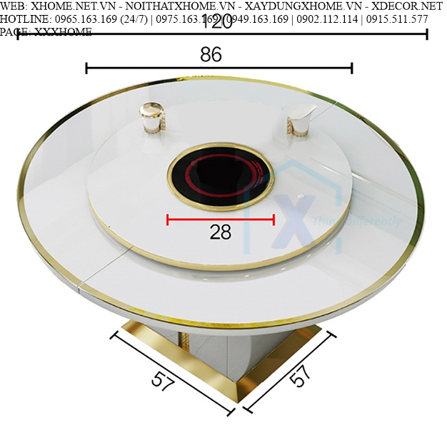 BÀN GHẾ ĂN CAO CẤP X HOME SÀI GÒN HÀ NỘI XHOME3306