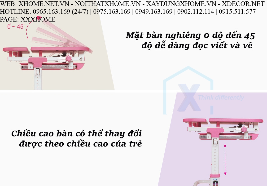 BỘ BÀN GHẾ HỌC SINH CẤP 1 X HOME SÀI GÒN HỒ CHÍ MINH HÀ NỘI XHOME3703