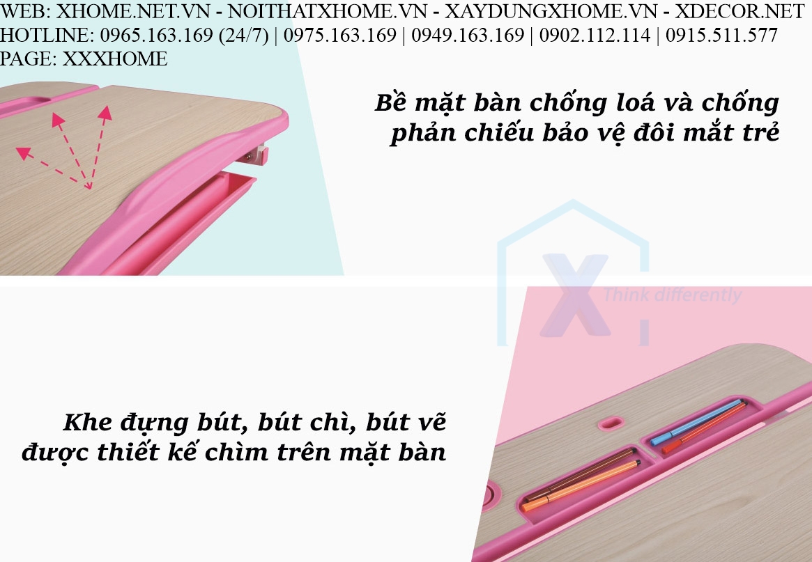 BỘ BÀN GHẾ HỌC SINH CẤP 1 X HOME SÀI GÒN HỒ CHÍ MINH HÀ NỘI XHOME3703