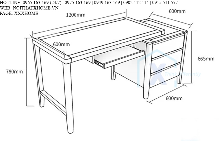 BÀN GHẾ HỌC SINH X HOME Hà Nội XHOME2281