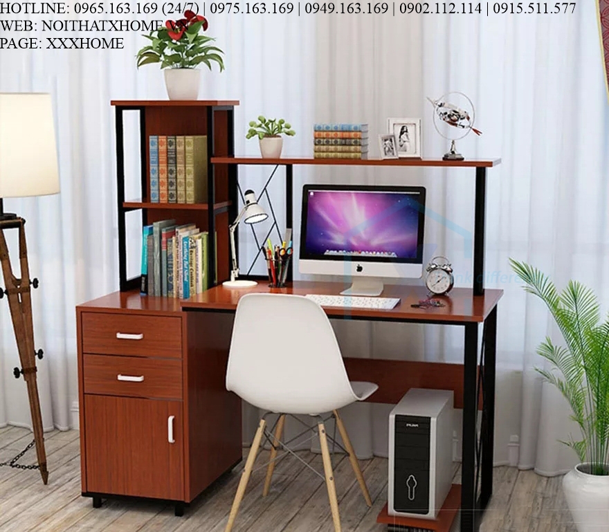 BÀN LÀM VIỆC GỖ X HOME Hà Nội Sài Gòn Hồ Chí Minh XHOME2211