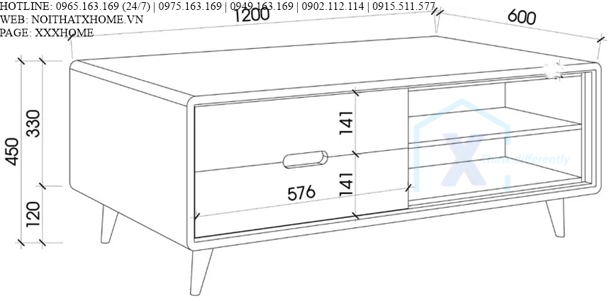 BÀN SOFA BÀN TRÀ GỖ X HOME HÀ NỘI SÀI GÒN HỒ CHÍ MINH XHOME3308