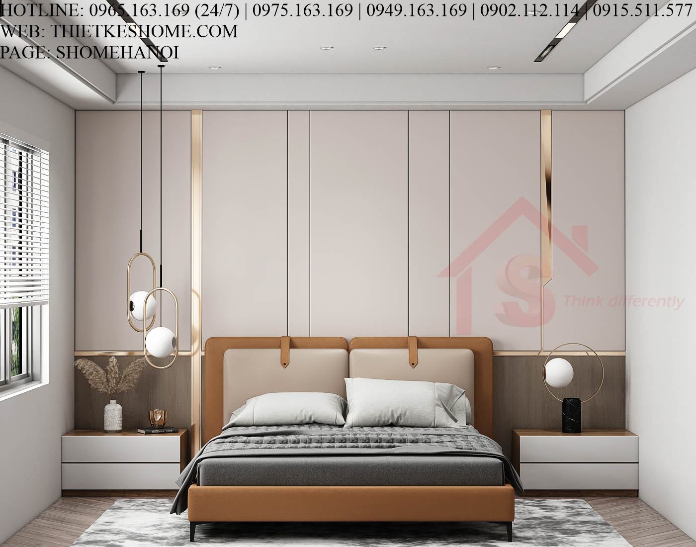 S HOME Combo mẫu nội thất phòng ngủ đẹp hiện đại tiện dụng SHOME6816