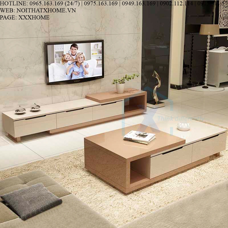 COMBO KỆ TIVI BÀN TRÀ X HOME Hà Nội XHOME9201