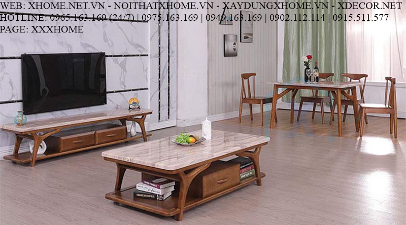 COMBO KỆ TIVI BÀN TRÀ X HOME SÀI GÒN HỒ CHÍ MINH HÀ NỘI XHOME3310