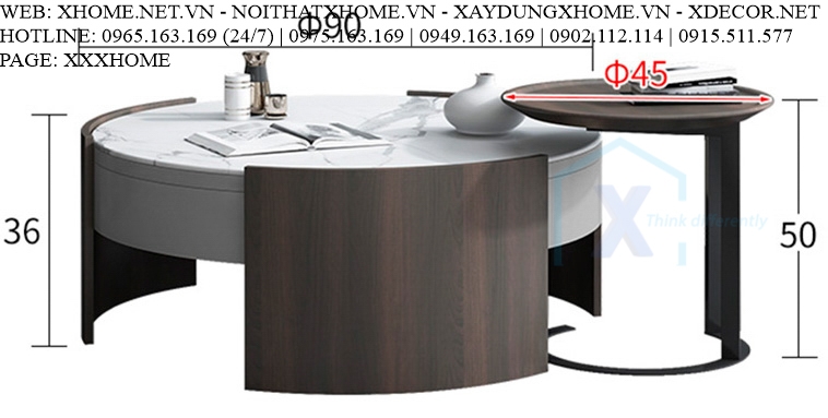 COMBO KỆ TIVI BÀN TRÀ X HOME SÀI GÒN HỒ CHÍ MINH HÀ NỘI XHOME3316