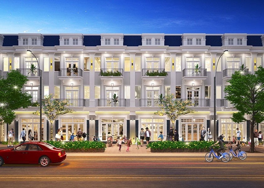 Phối cảnh nhà phố liền kề Century city