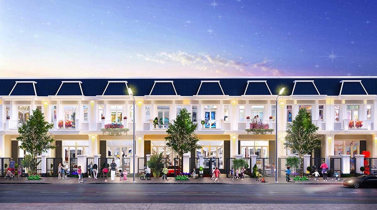 Phối cảnh mẫu nhà liên kế vườn tại dự án Century City