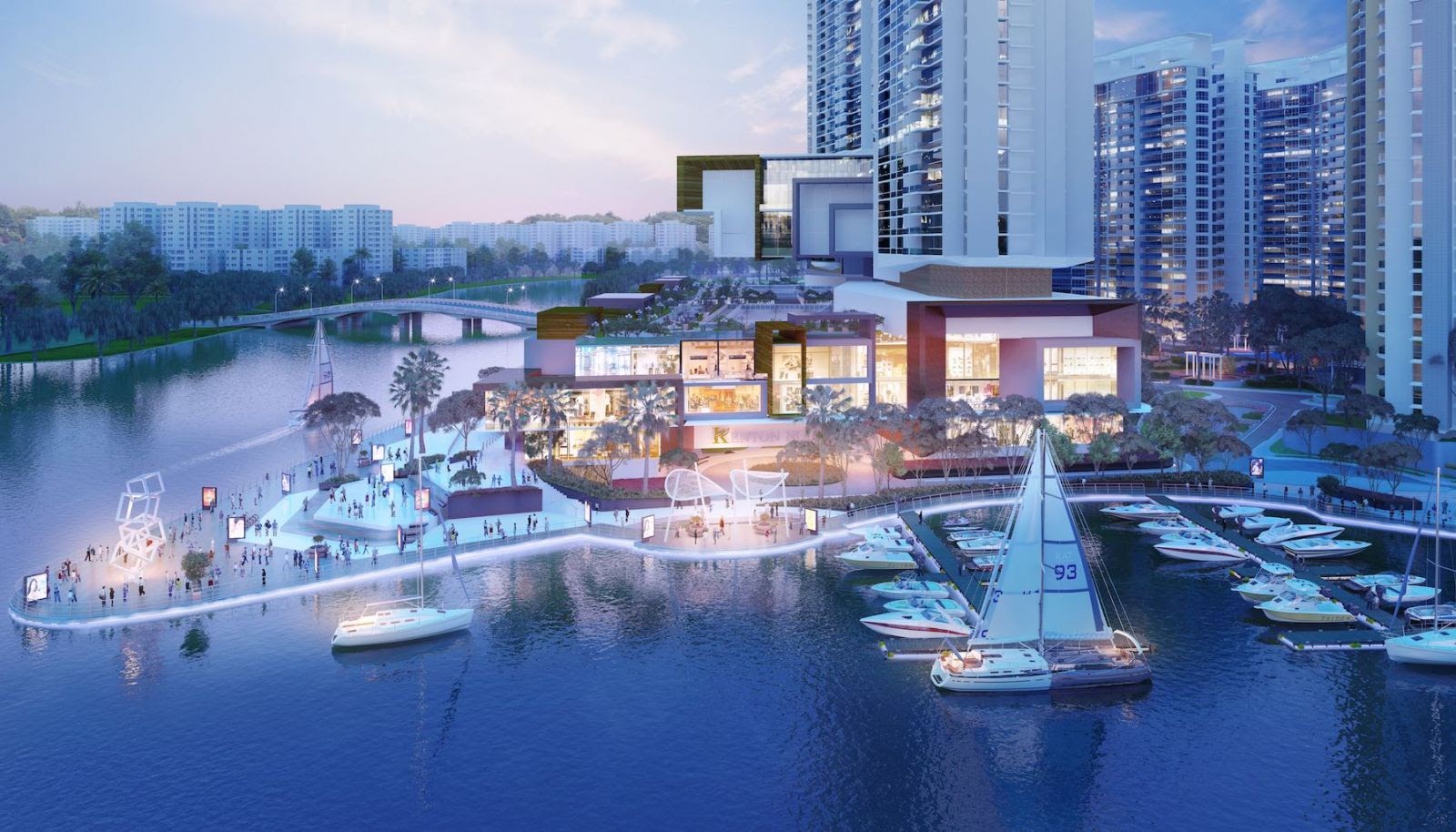 Tiện ích nội khu dự án Waterfront Nam Long