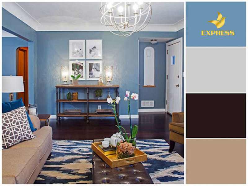 Lưu ý giúp bạn chọn màu sơn phòng khách đẹp và hợp phong thủy.