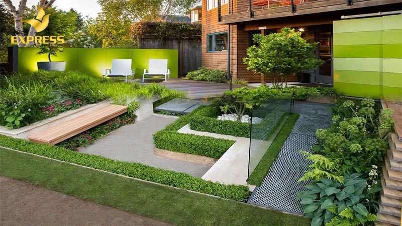 Đơn giản hóa là một nguyên tắc thường được sử dụng trong thiết kế sân vườn