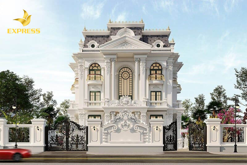 Mẫu biệt thự đẹp nhất Việt Nam được thiết kế theo phong cách cổ điển