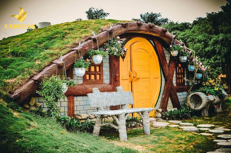 Nhà xanh Hobbit ở Mỹ