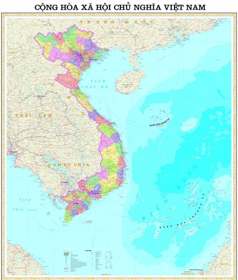 Tìm hiểu thông tin về bản đồ địa lý Việt Nam