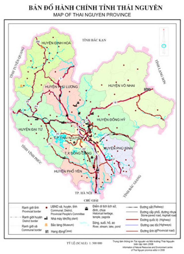 Lưu ngay thông tin về bản đồ quy hoạch thành phố Thái Nguyên