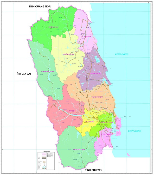 Bản đồ quy hoạch tỉnh Bình Định năm 2021, tầm nhìn 2050