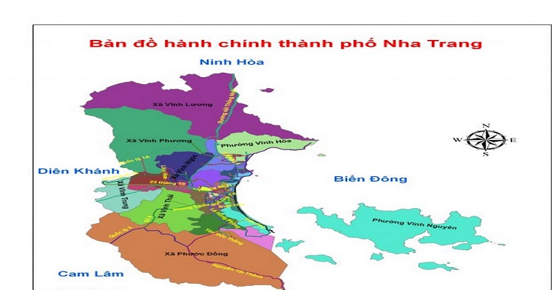 Bản đồ quy hoạch Nha Trang được định hướng phát triển là thành phố năng động