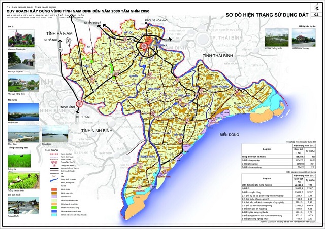 Bản đồ quy hoạch thành phố Nam Định