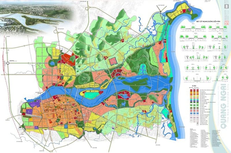 Bản đồ quy hoạch thành phố Quảng Ngãi