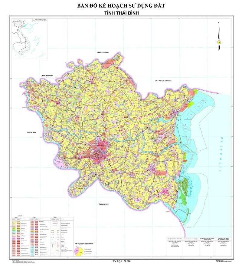 Bản đồ quy hoạch thành phố Thái Bình mới nhất
