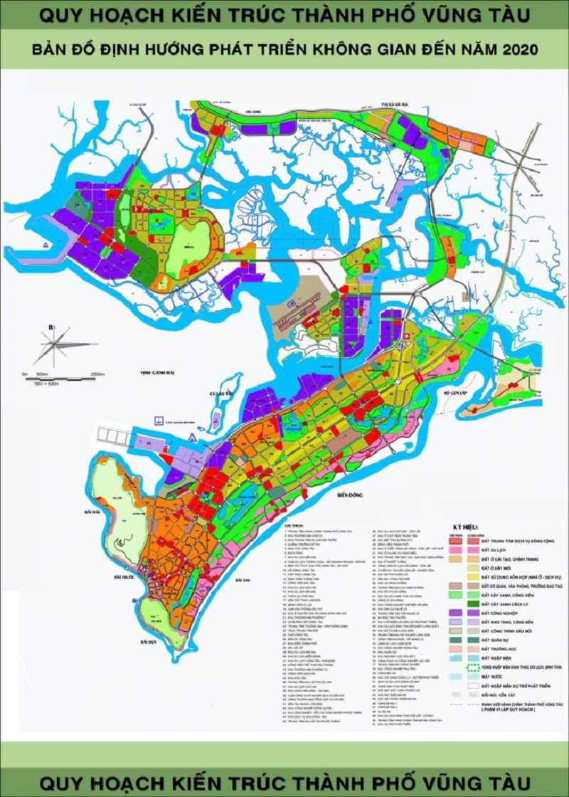 Bản đồ quy hoạch thành phố Vũng Tàu