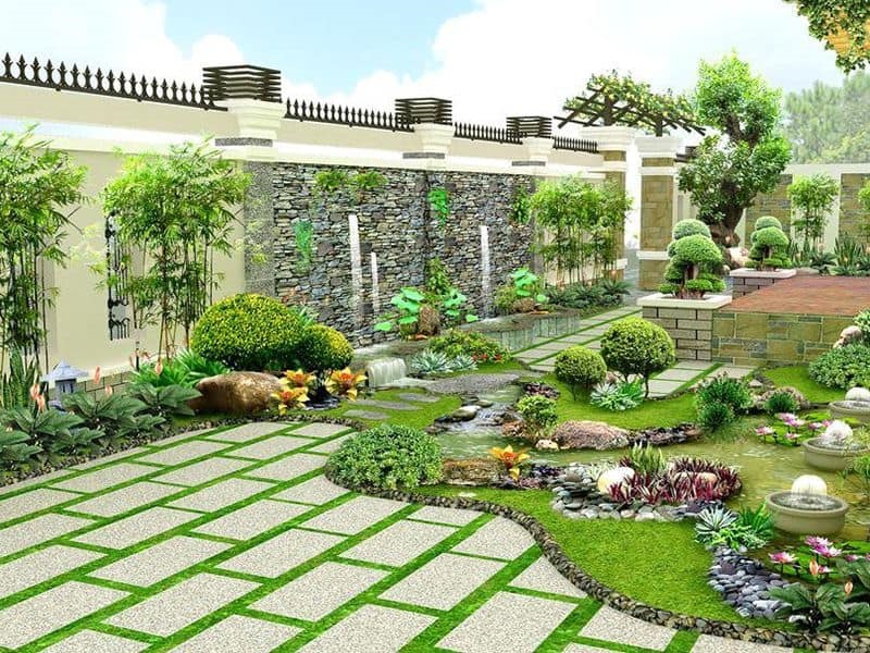 Bạn nghĩ sao về những mẫu nhà có thiết kế sân vườn như thế này