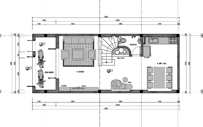 Thiết kế nhà ngang 6m dài 10m có những tiện ích gì?