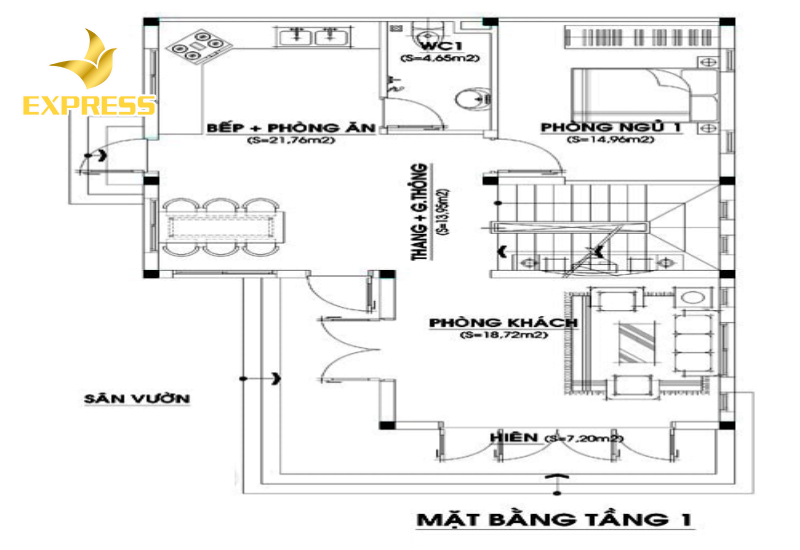 Bản vẽ mặt bằng biệt thự 2 tầng đẹp khoa học đầy đủ chi tiết nhất