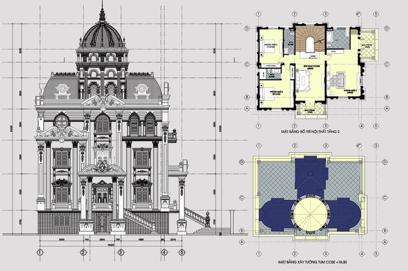 Bản vẽ cad biệt thự đầy đủ gồm những gì và cách đọc bản vẽ đúng chuẩn