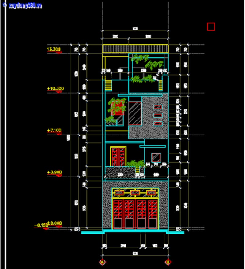 Bản vẽ cad tham khảo 1