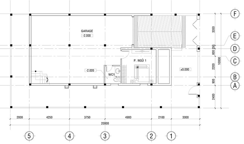 Bản vẽ tham khảo tầng hầm