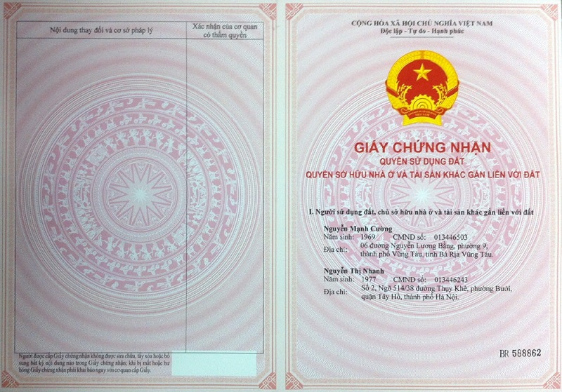 Có giấy chứng nhận quyền sử dụng đất