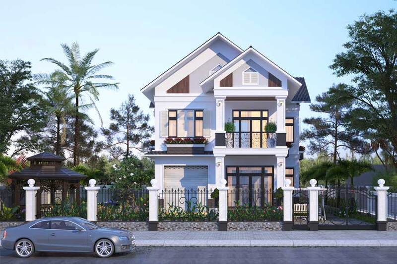 Diện tích xây dựng ảnh hưởng đến thiết kế xây dựng biệt thự 2 tầng về mặt công năng sử dụng