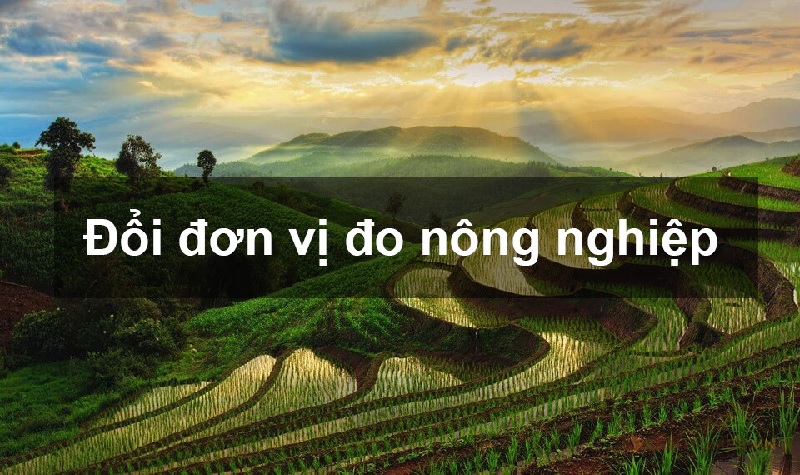 Đổi đơn vị đo nông nghiệp