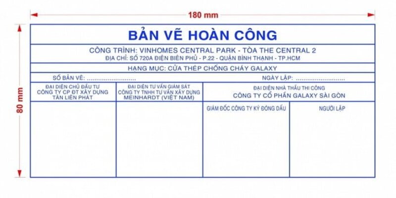 Đơn vị nghiệm thu hoàn công