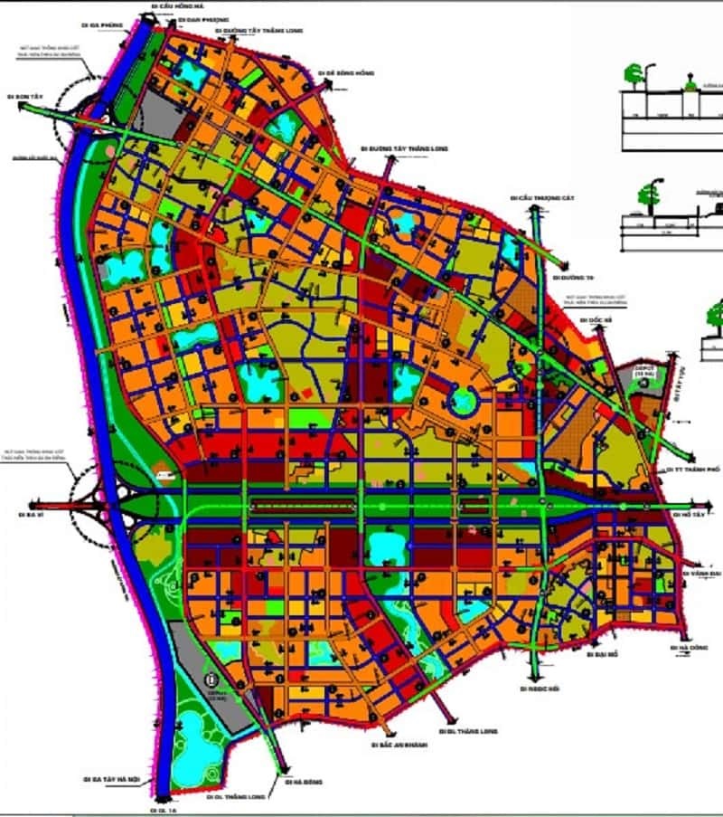 Dự án quy hoạch giao thông tại Hoài Đức