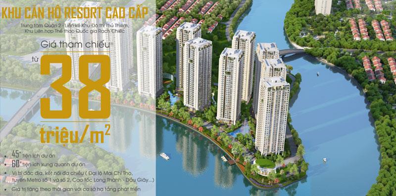 BẢNG GIÁ BÁN CĂN HỘ GEM RIVERSIDE ĐẤT XANH QUẬN 2