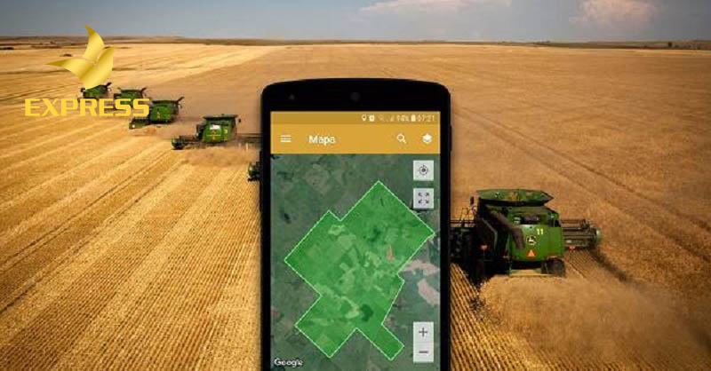 Giao diện ứng dụng GPS Fields Area Measure trên điện thoại