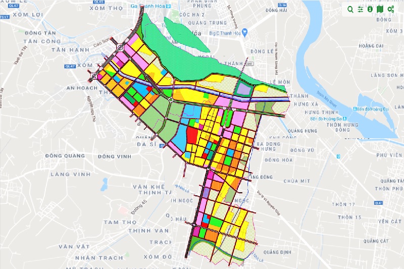 Khu vực quy hoạch cụ thể