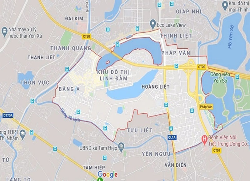  Mục tiêu lập bản đồ quy hoạch quận Hoàng Mai
