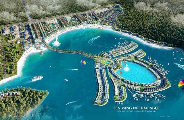Selavia Phú Quốc được thiết kế với vẻ ngoài ấn tượng tựa Quốc Hoa Việt Nam