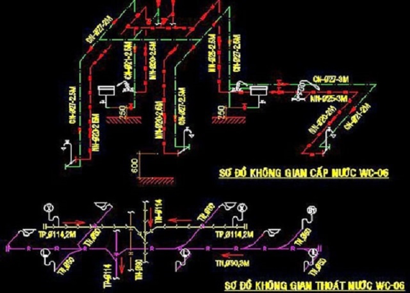 Thiết kế bản vẽ cấp thoát nước chung cư đạt chuẩn