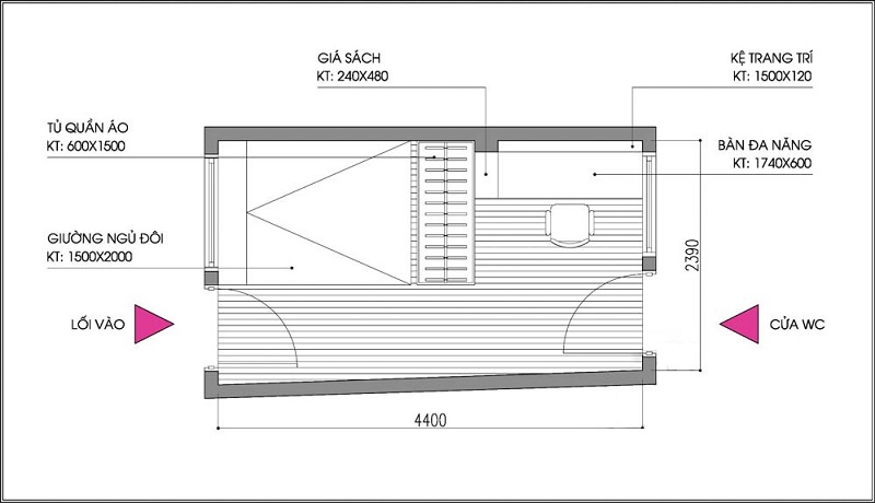 Thiết kế phòng ngủ một cách khoa học