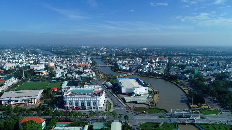 Vị trí địa lý của thành phố tân an rất thuận lợi