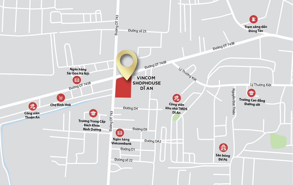 VINCOM SHOPHOUSE DĨ AN
