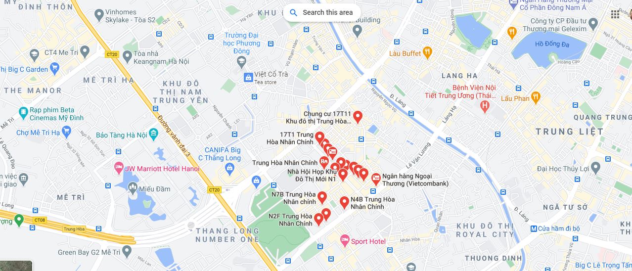 KHU ĐÔ THỊ MỚI TRUNG HÒA - NHÂN CHÍNH