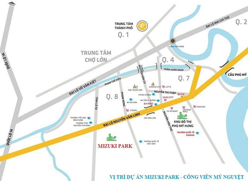 vị trí valora mizuki park