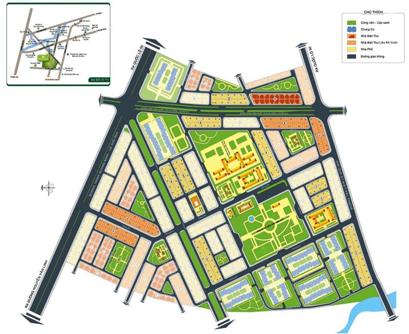 mặt bằng dự án khang điền bình chánh