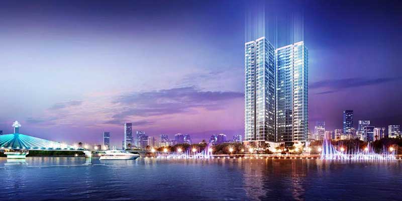 Mặt bằng T&T Twin Towers với cảm hứng thiết kế hướng ra biển